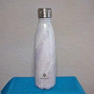 MANNA White Vogue 17 oz Stainless Steel Water Bottle